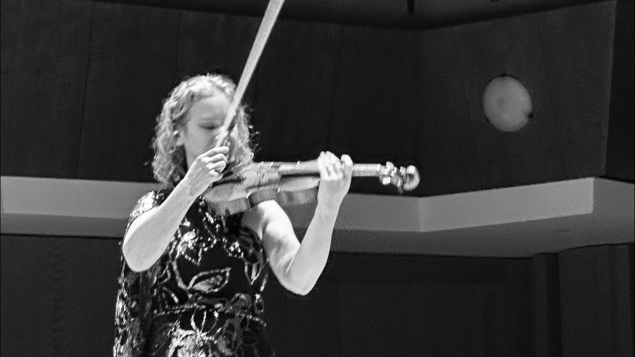 Hilary Hahn plays Bach Sonata No.3 C Major, live in Athens (GA)