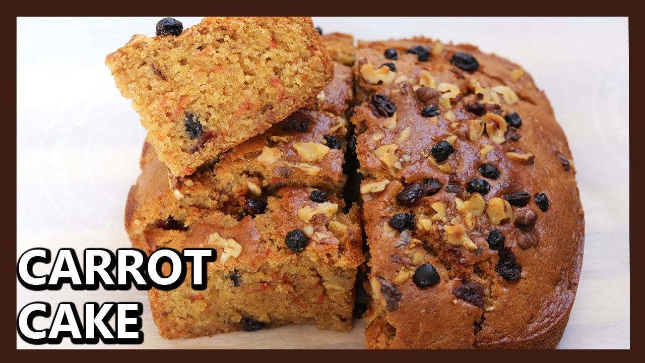 Eggless Whole Wheat Carrot Cake | Super Soft & Moist Cake | How to Make Easy Eggless Carrot Cake