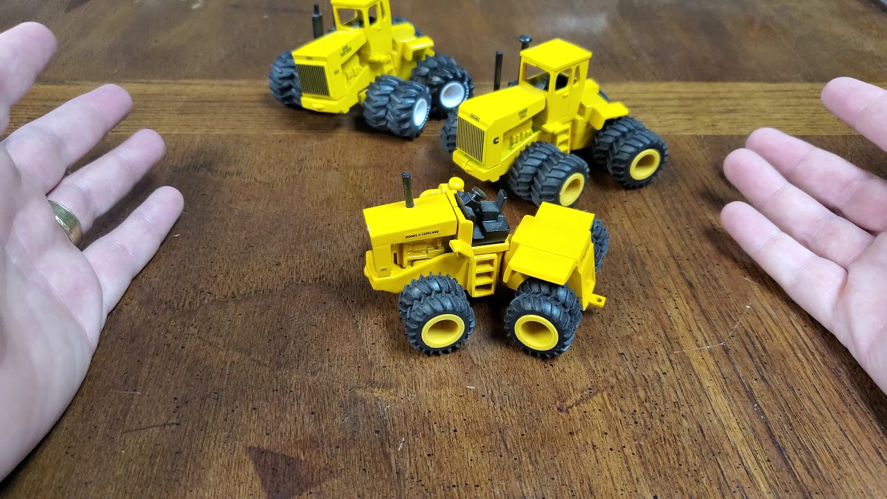 1/64 Woods and Copeland and Rome 4wd tractors
