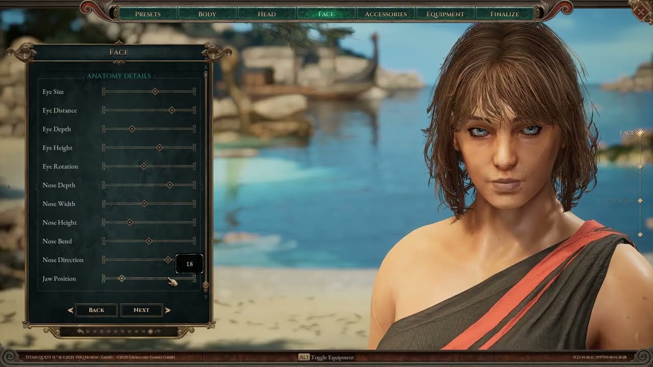 Titan Quest II - Female Character Creation
