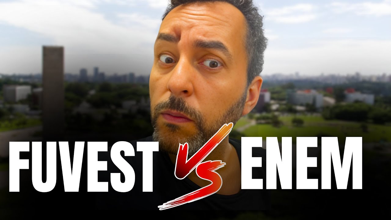 AS DIFERENÇAS ENTRE A FUVEST 2026  E O ENEM 2025 | Acabou a diferença?