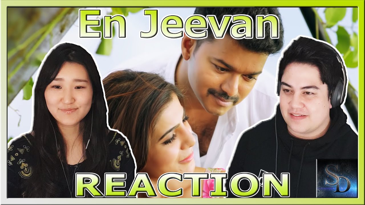 En Jeevan REACTION!!! | Theri Songs | Vijay | Samantha | Atlee | G.V.Prakash Kumarv | Family |