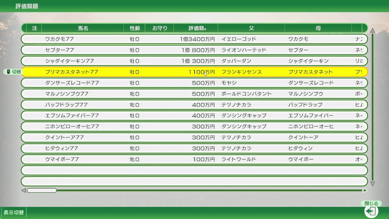 ウイポ2025激安縛りその１ 難易度アルティメット【Winning Post 10 2025】