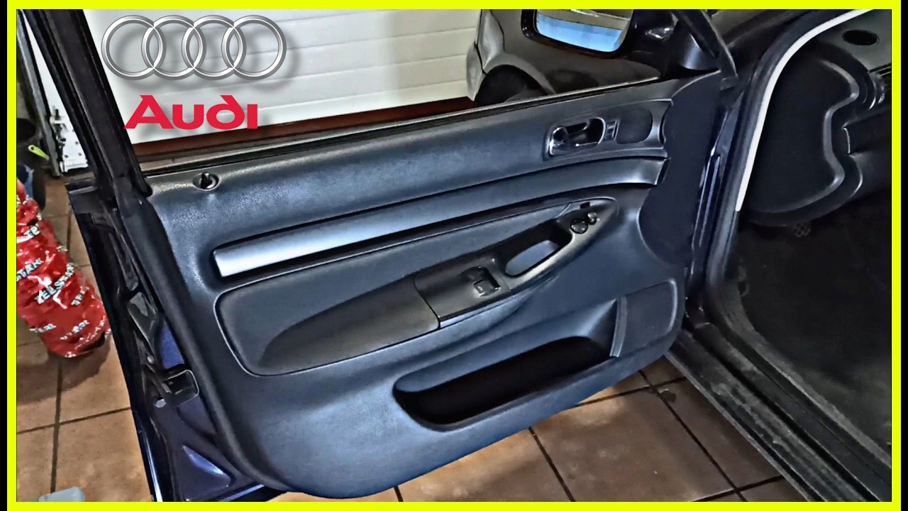Desmontaje del panel de puerta del Audi A4 B5 | Audi A4 B5 Door Panel removal | Electric Window