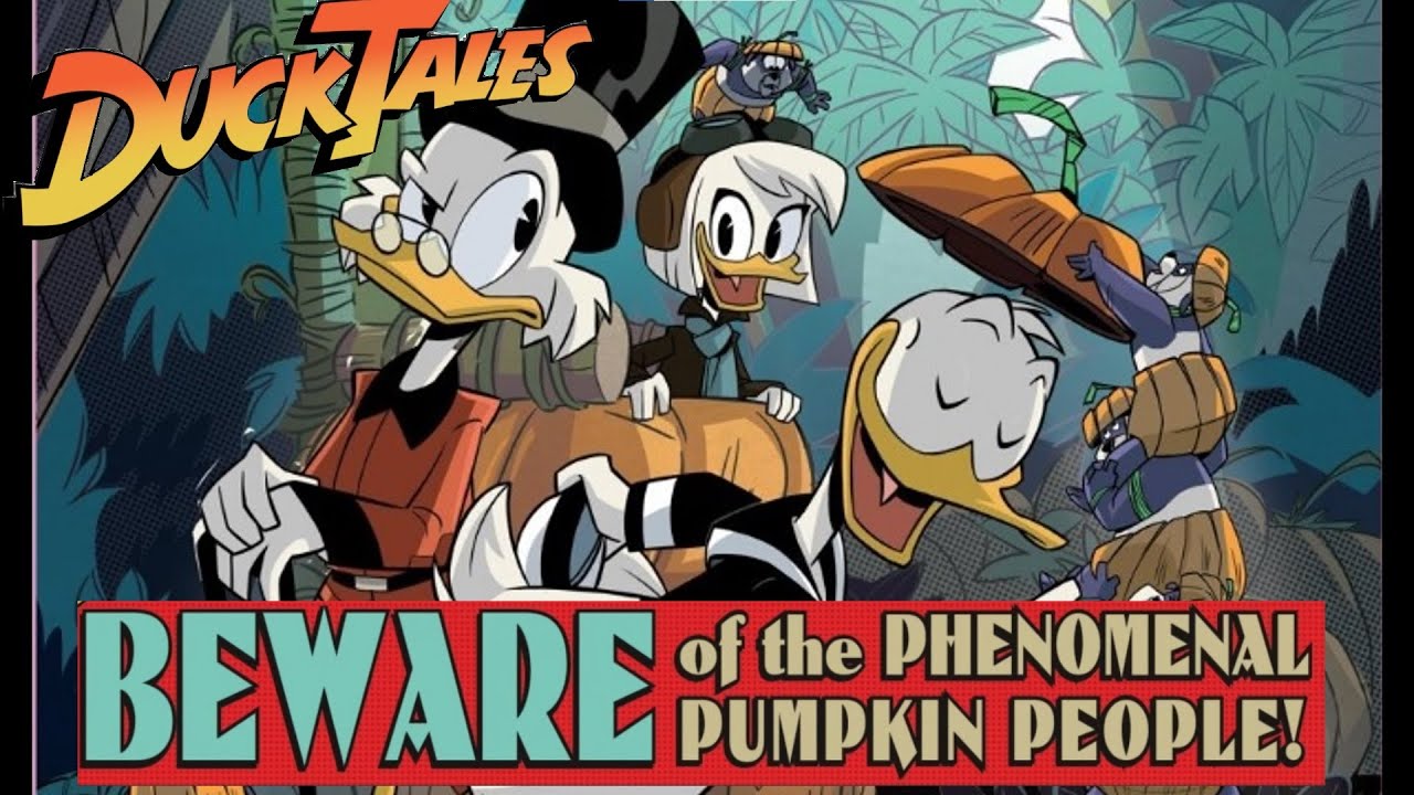 DuckTales 2017 Comics - Beware of the Phenomenal Pumpkin People - Della Duck Dub Prequel Adventure