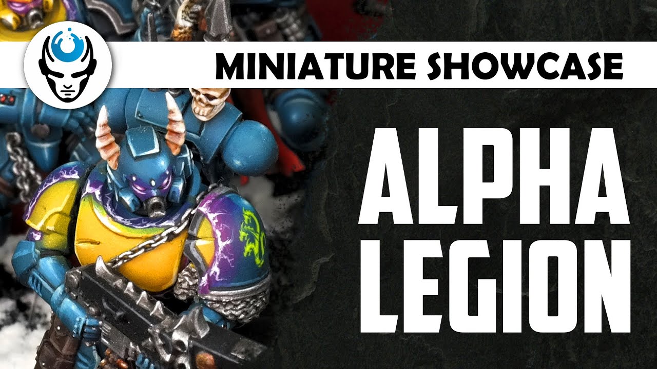 ALPHA LEGION TRAITOR ARMY - LVL 4/5/6 MINIATURE SHOWCASE 4K