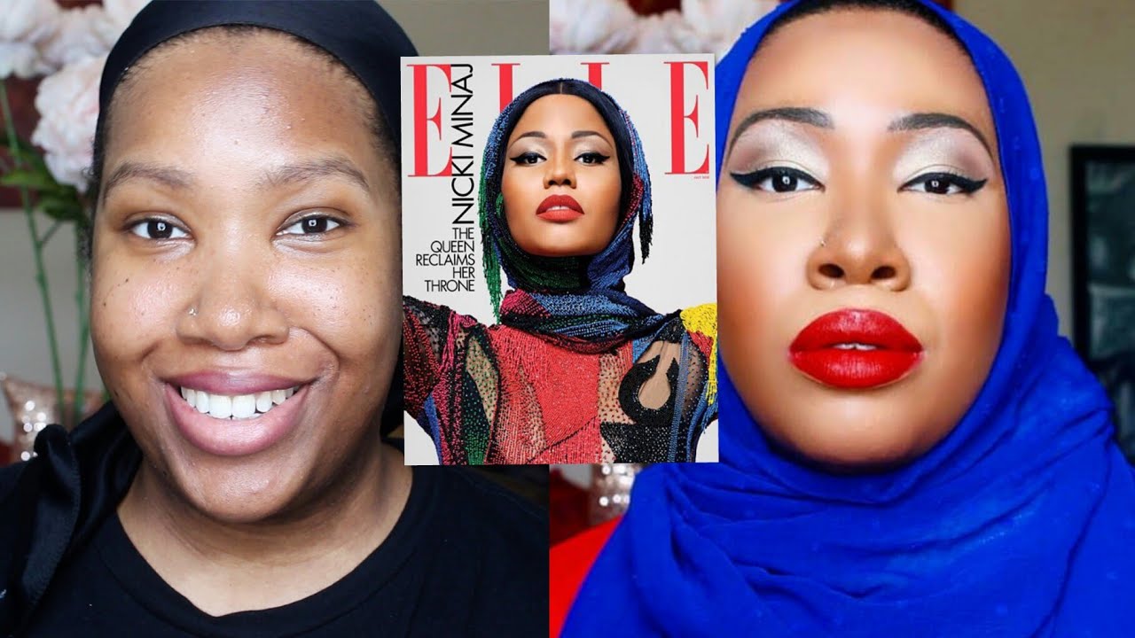 Nicki Minaj ELLE Cover Makeup Recreation