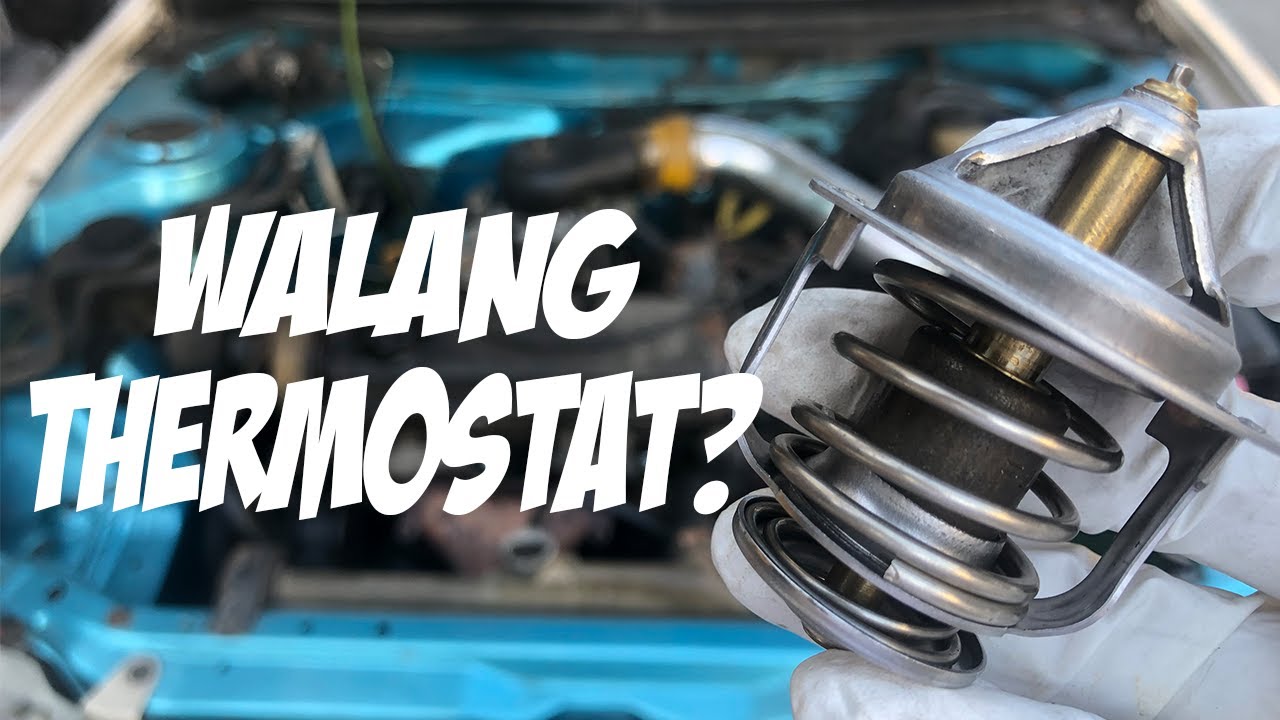 How to Replace Thermostat and Thermoswitch on a Toyota Corolla Bigbody XE (Tagalog with English Sub)