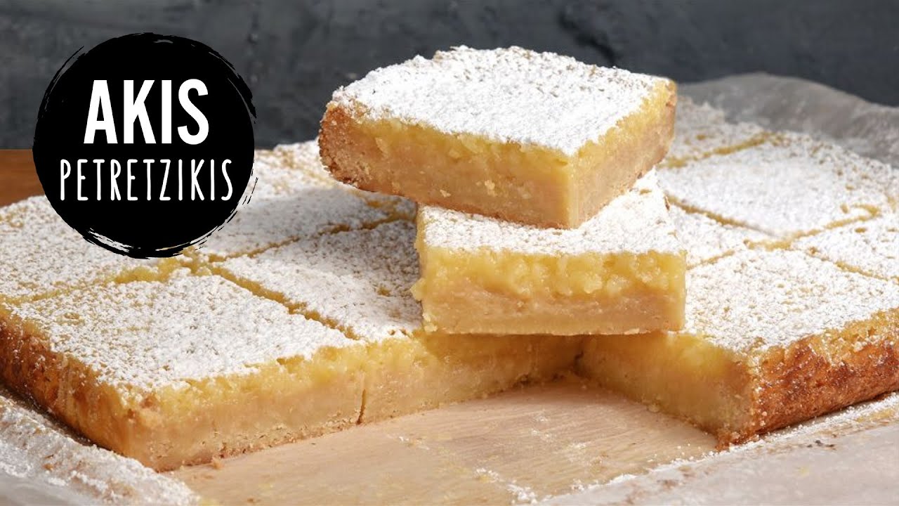 Lemon Bars | Akis Petretzikis