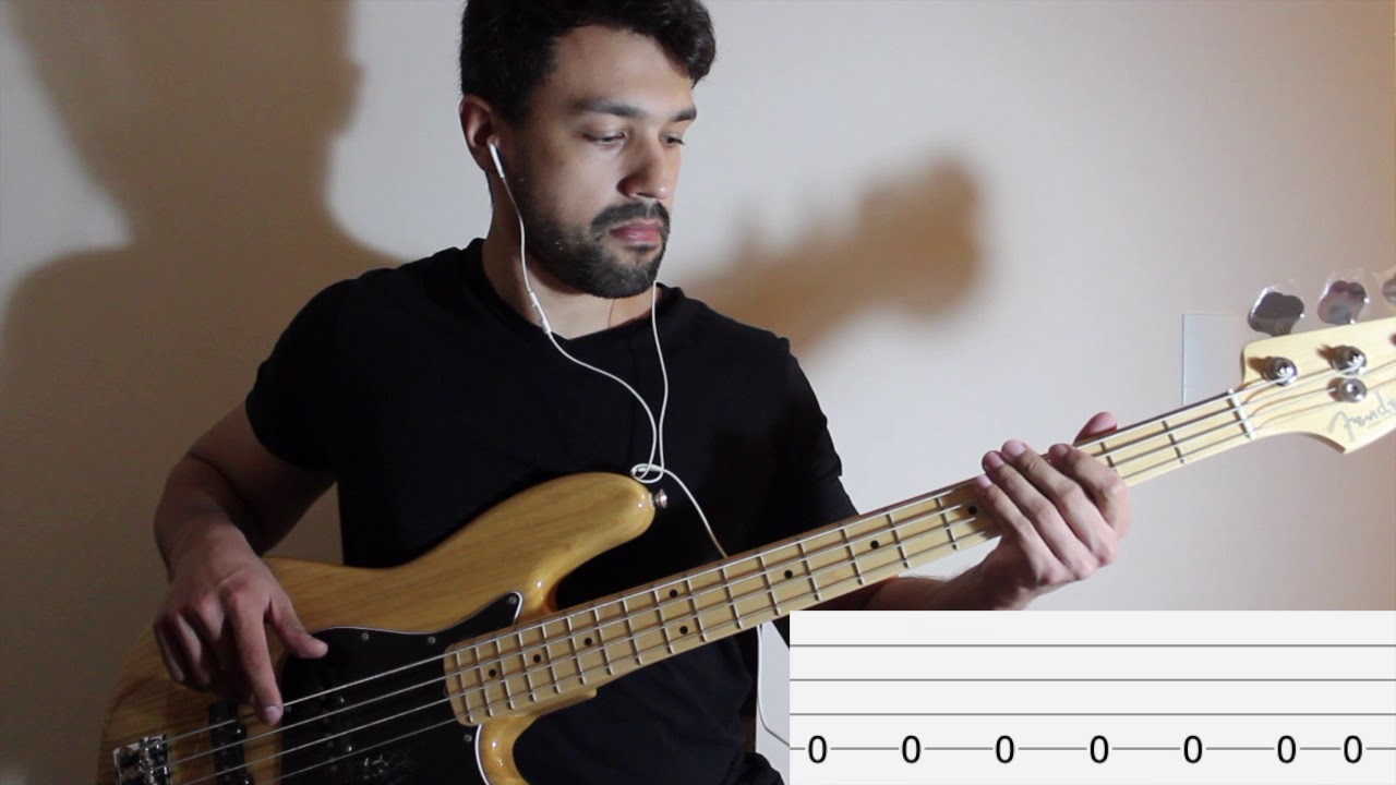 Aprendendo Baixo (Bass Cover) - Thalles Roberto - A Alegria Está No Coração