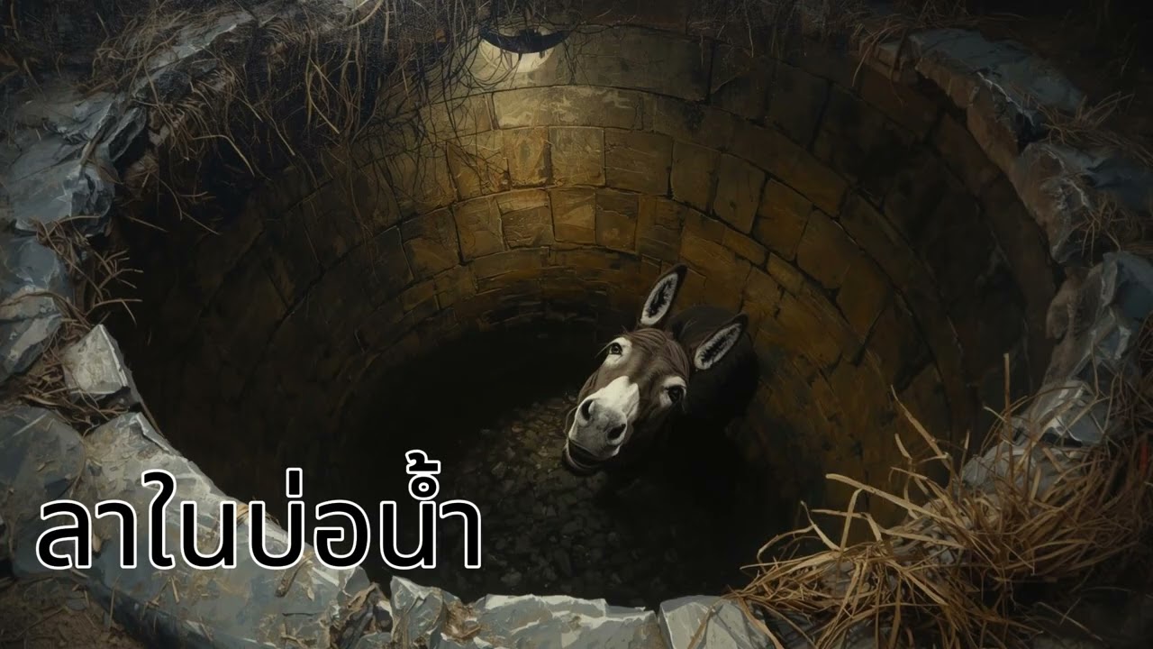 เรื่องเล่า: ลาในบ่อน้ำ