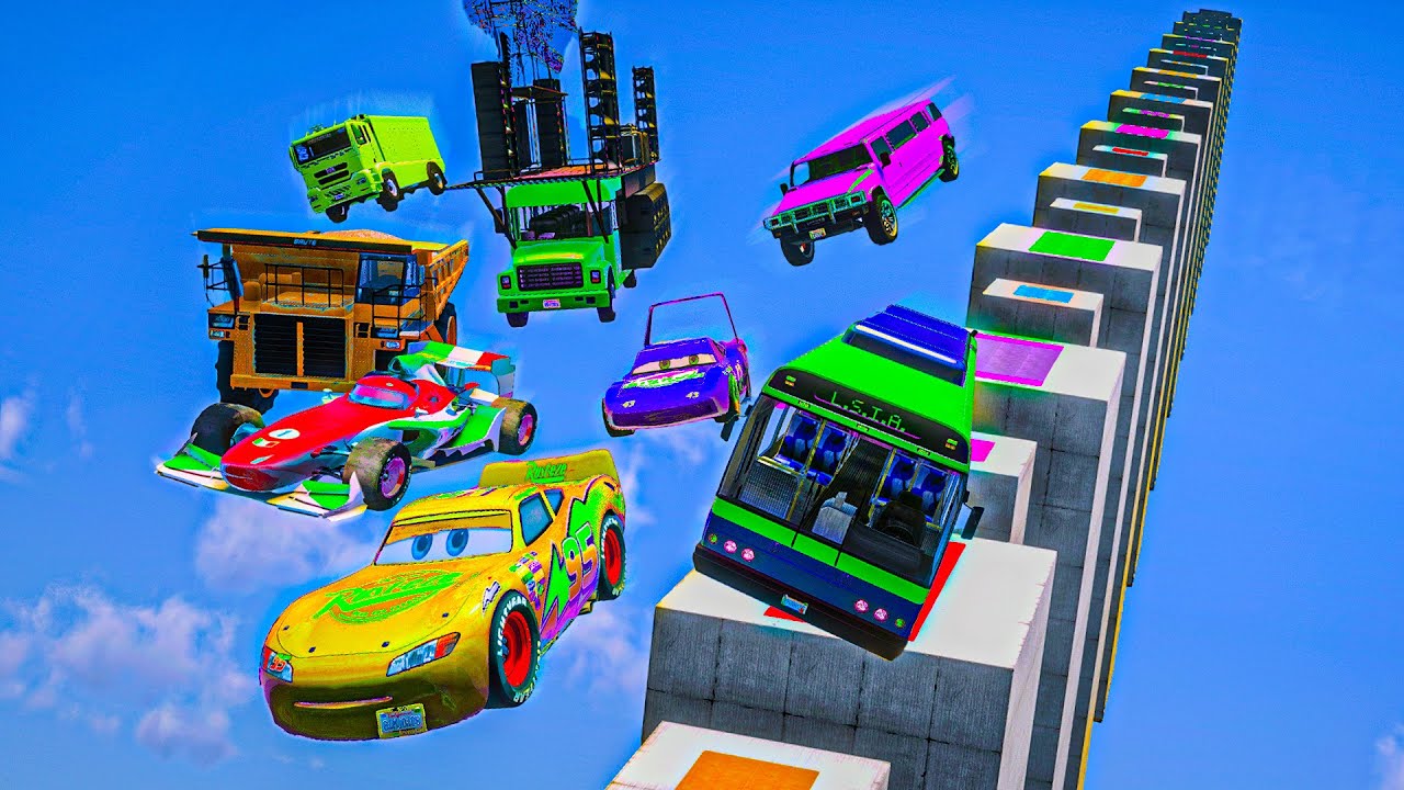 MEGA RAMPA CON COCHES ALEATORIOS!! FINAL S&Uacute;PER &Eacute;PICO! - GTA 5 ONLINE
