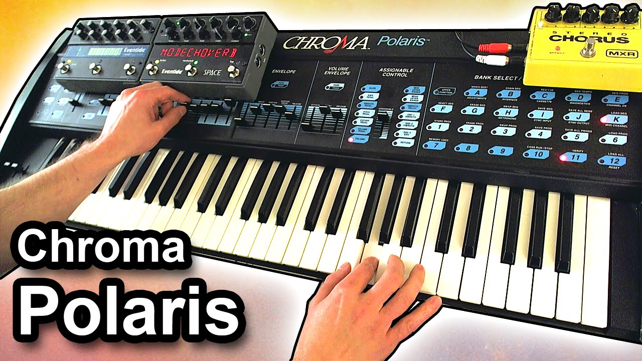 Fender / Rhodes CHROMA POLARIS + Eventide Space & Timefactor - Ambient Chillout Music 【SYNTH DEMO】