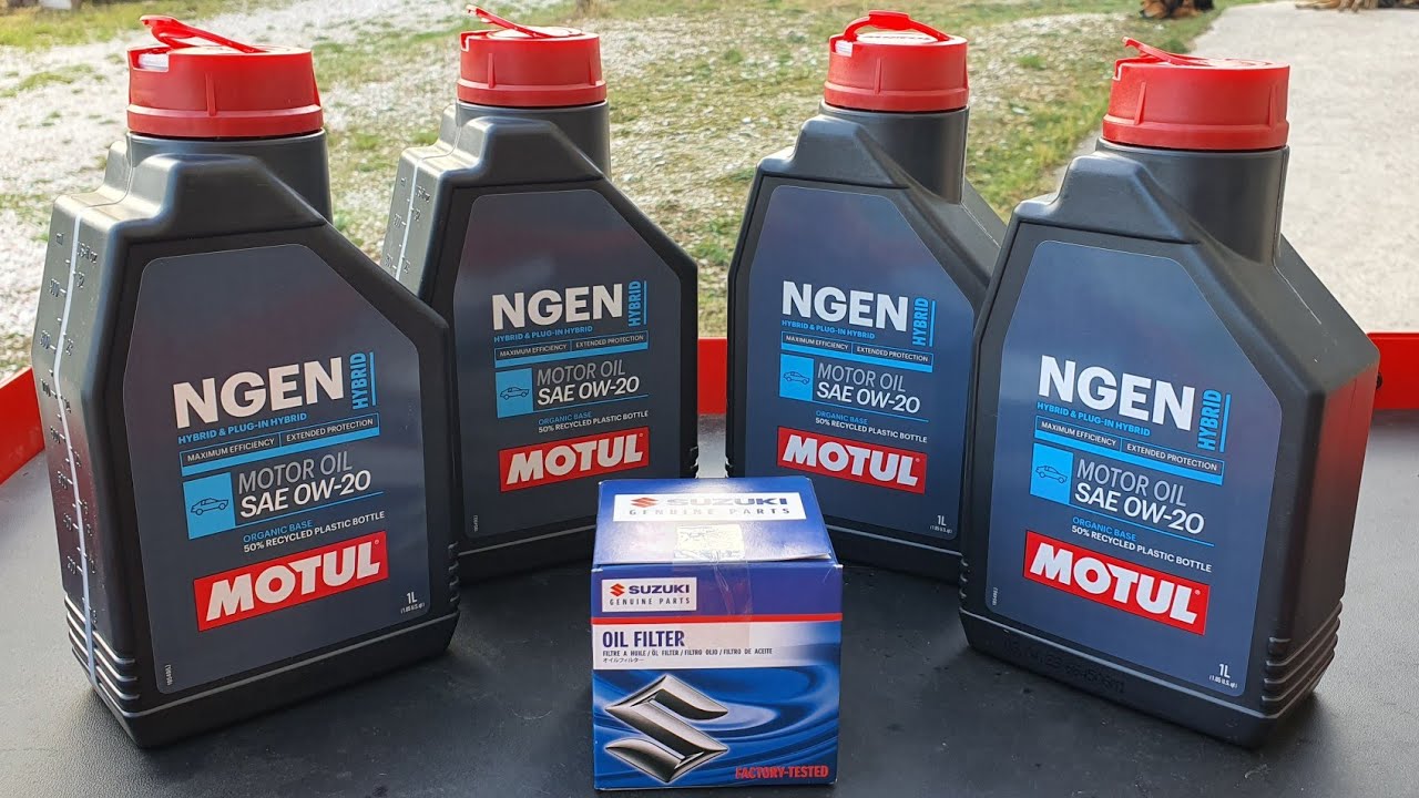 Primo tagliando per il mio nuovo Suzuki Jimny Pro, dopo appena 2000km! MOTUL SAE 0W-20