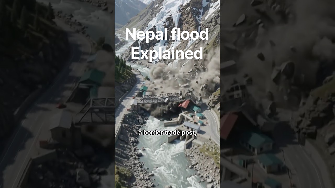Why Nepal's Worst Floods Start in the High Himalayas #nepalfloodexplained#architecture  #engineering