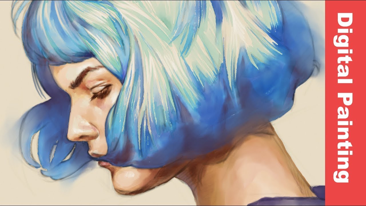 Digital Watercolor / Speed Painting / Rebelle 3 // 디지털 수채화 / 스피드페인팅 / 레벨3