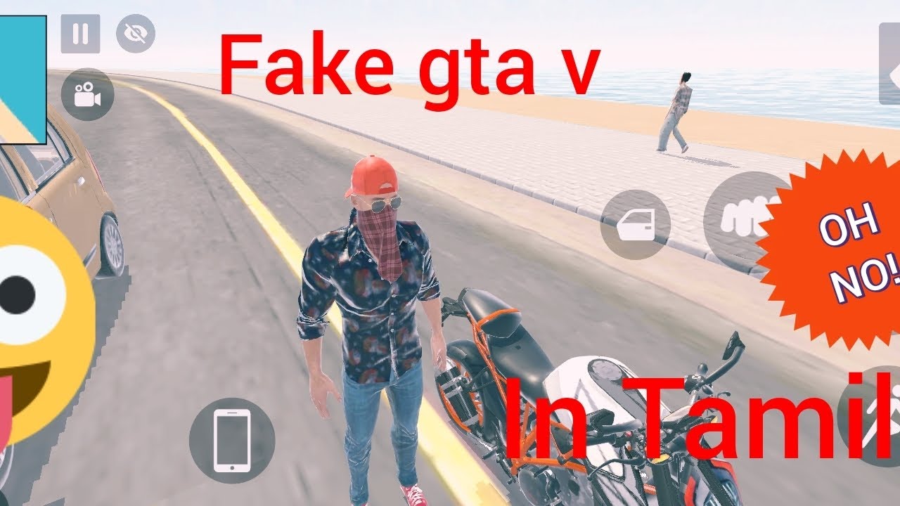 Me and my brother tried a fake gta v game in mobile called indian theft auto 