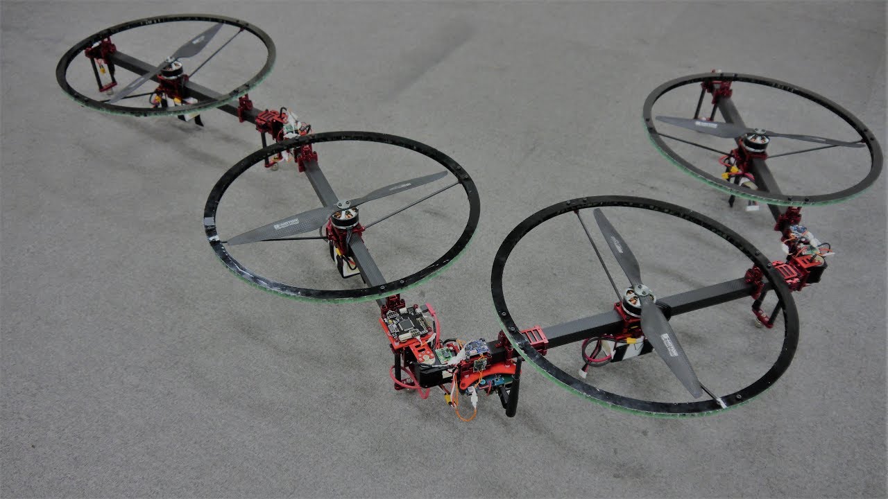 Hydrus: Transformable Multirotor with Two-dimensional  Multilinks - ICRA 2017