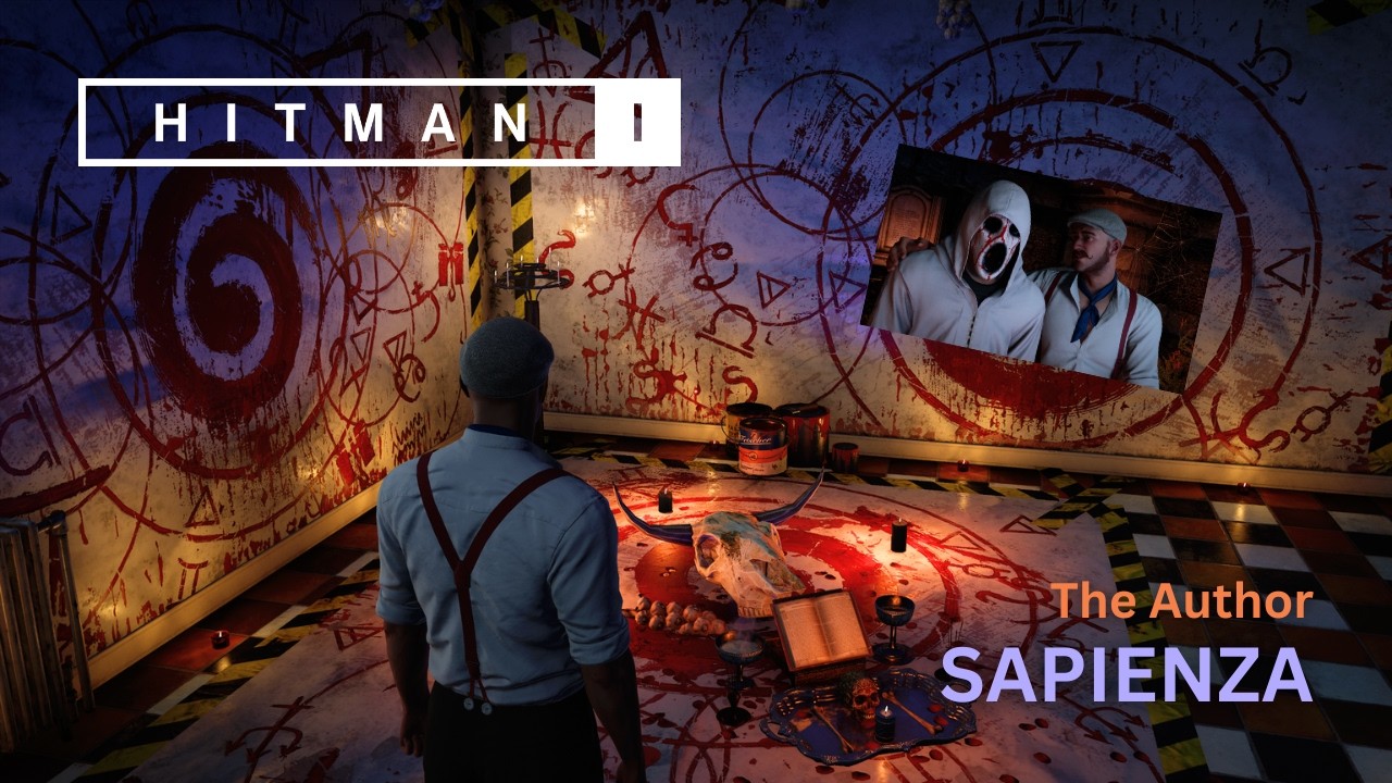 Hitman 1 Bonus Mission: The Author | Perfect Execution in Sapienza #gaming #hitman #game