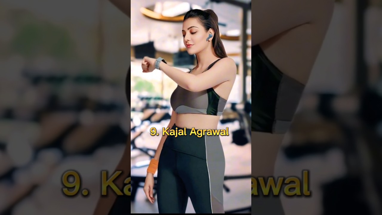 Top 10 Most Beautiful 😍 South Indian Actress In Gym Dress #actress #shorts
