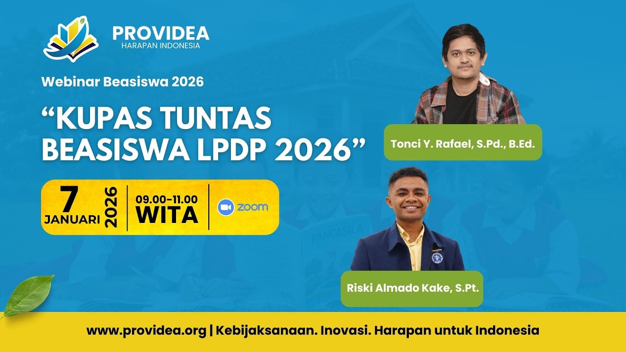 WEBINAR KUPAS TUNTAS BEASISWA LPDP 2026
