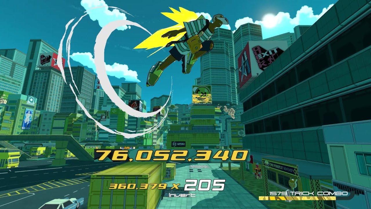 Bomb Rush Cyberfunk - 76,052,340 combo in Brink Terminal (1645 tricks)