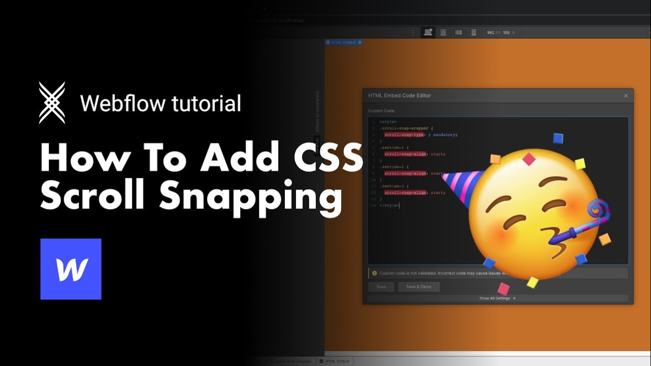 The Best Method of Scroll Snapping! Easy Webflow Interactions