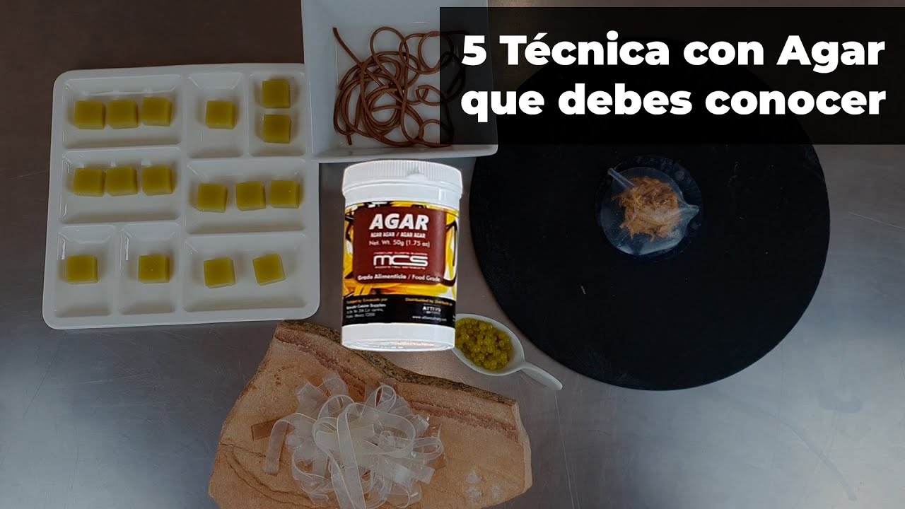 Cómo usar el Agar Agar en la cocina molecular 2023