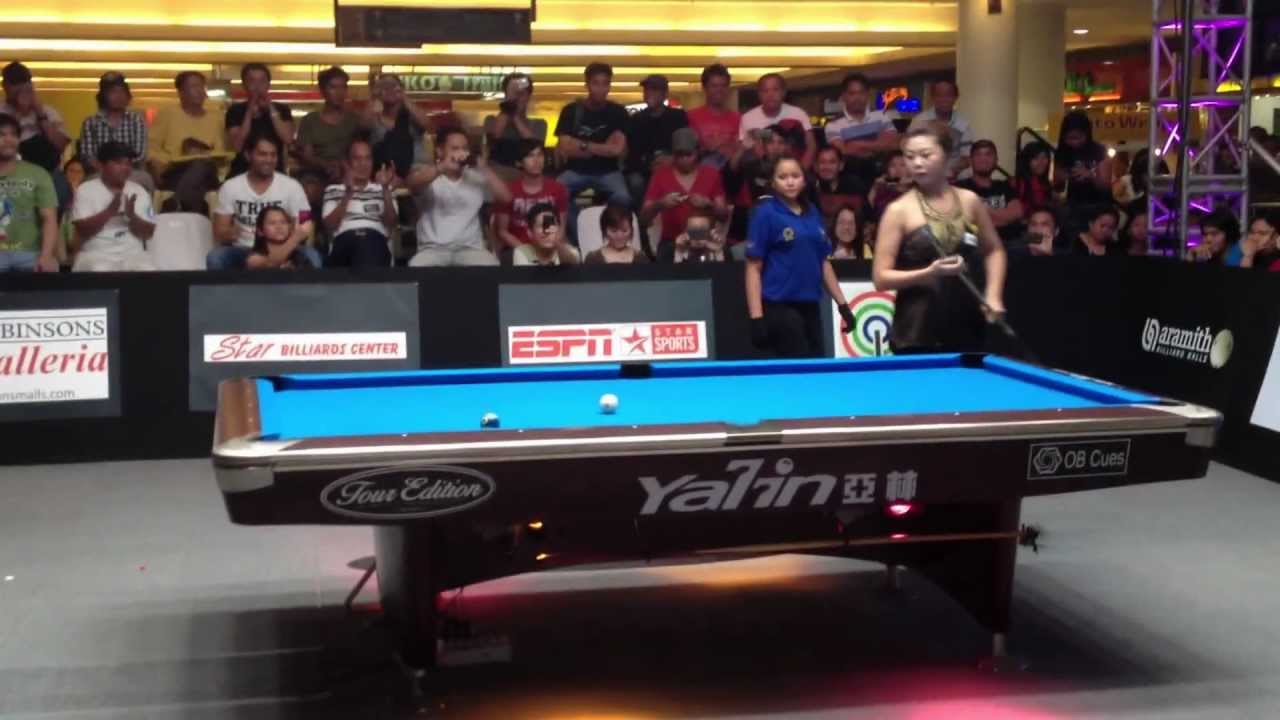 Ga Young Kim's last 4 shots of the 2012 Yalin Women's World 10 Ball Championships.