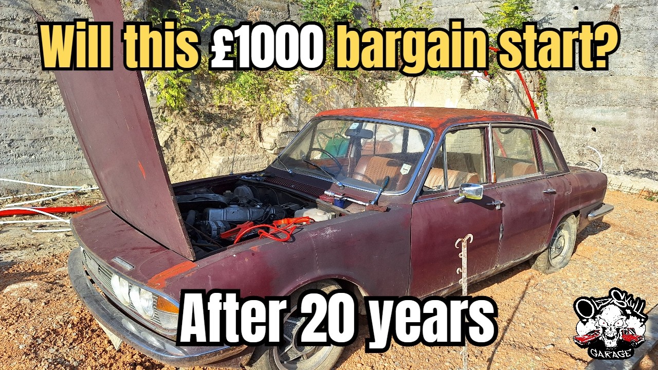 Barn Find Attempting to Start a Neglected 1972 Triumph 2000 Mk2 After 20 Years!