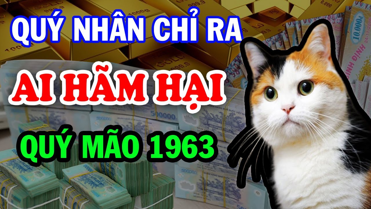 Quý Nhân Chỉ Rõ, AI ĐANG HÃM HẠI Quý Mão 1963 Xem Chuyển Hung Thành Cát Đổi Đời Sau 1 Đêm
