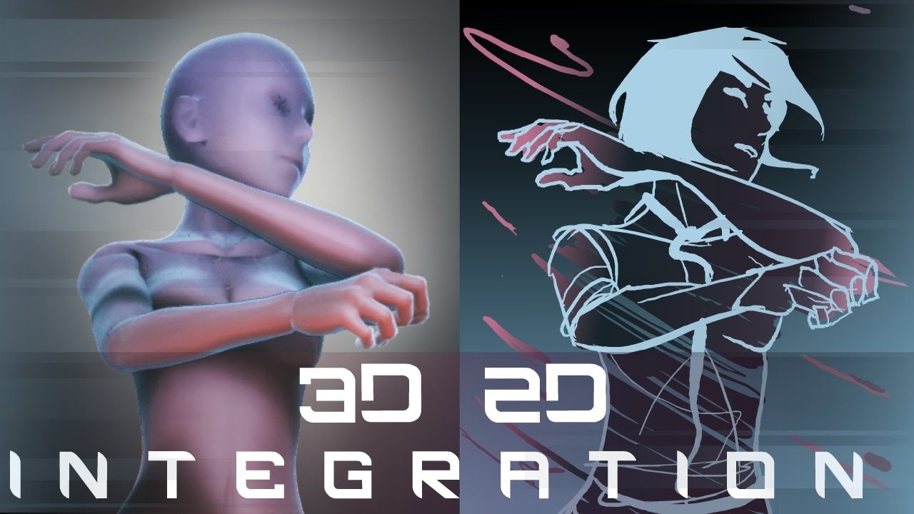Как объединить 2D- и 3D-анимацию — Учебное пособие