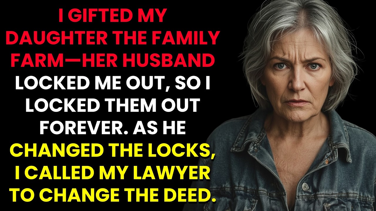 I Gifted My Daughter the Family Farm&mdash;Her Husband Locked Me Out, So I Locked Them Out Forever
