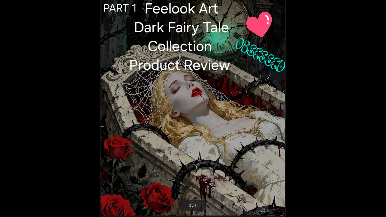 You Won't Believe This Diamond Painting Kit! Product Review for Feelook Art: Dark Fairy Tales