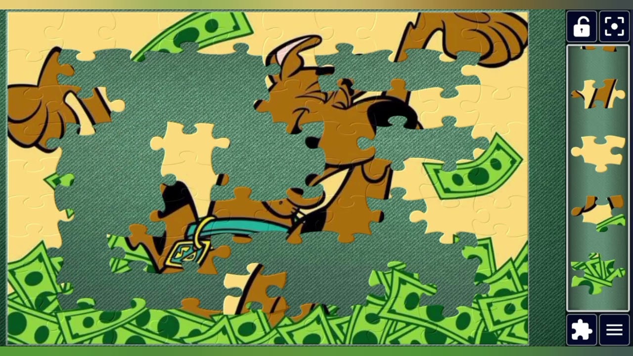Scooby Doo Dives into a Dollar Dump💵🤑💥🧩 Playful jigsaw 🧩@jigsawart4512 