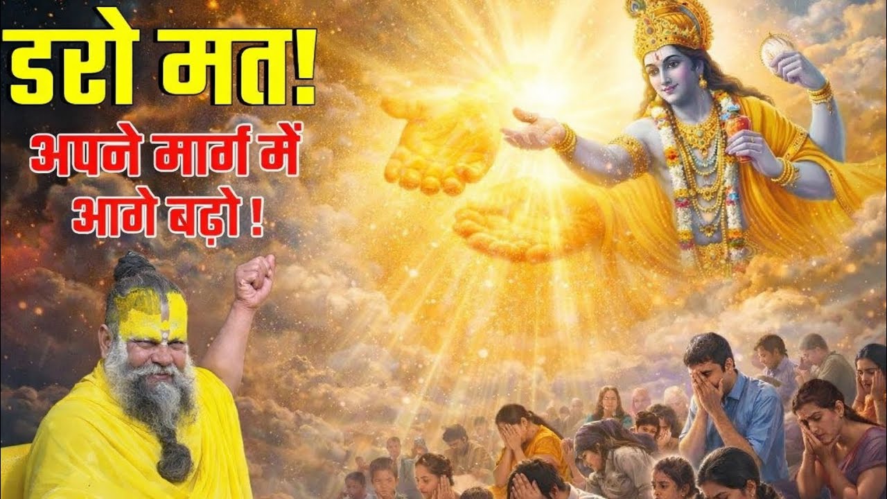 भगवान साथ हों तो डर कैसा? मत घबराओ! तुम्हारा रास्ता खुद भगवान बना रहे हैं डर को छोड़ो, विश्वास रखो 