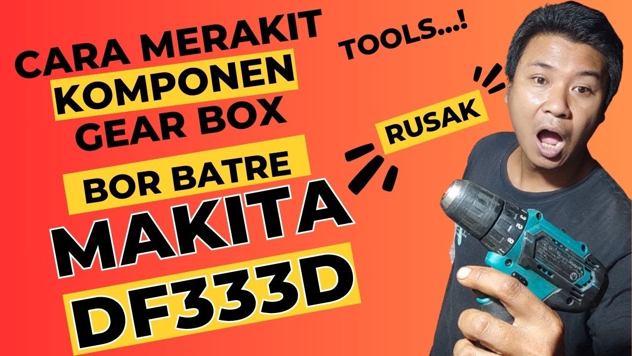 Как собрать компоненты редуктора аккумуляторной дрели makita DF333D - Caqix Boboz