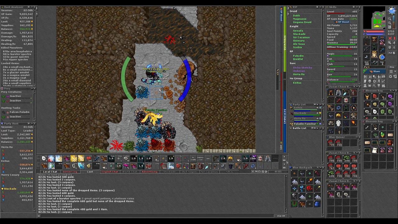 Tibia Buried Cathedral Spectres 4x Voc Hunt