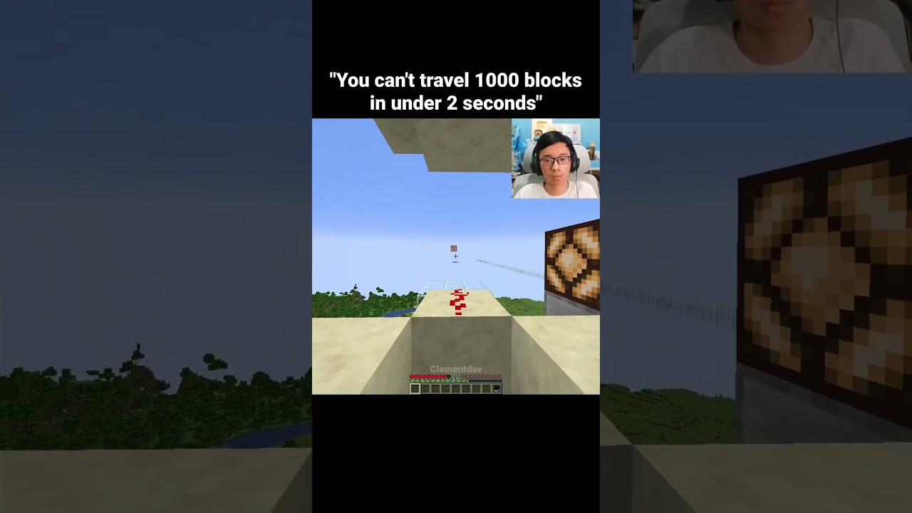 Minecraft Fastest Travel Moment