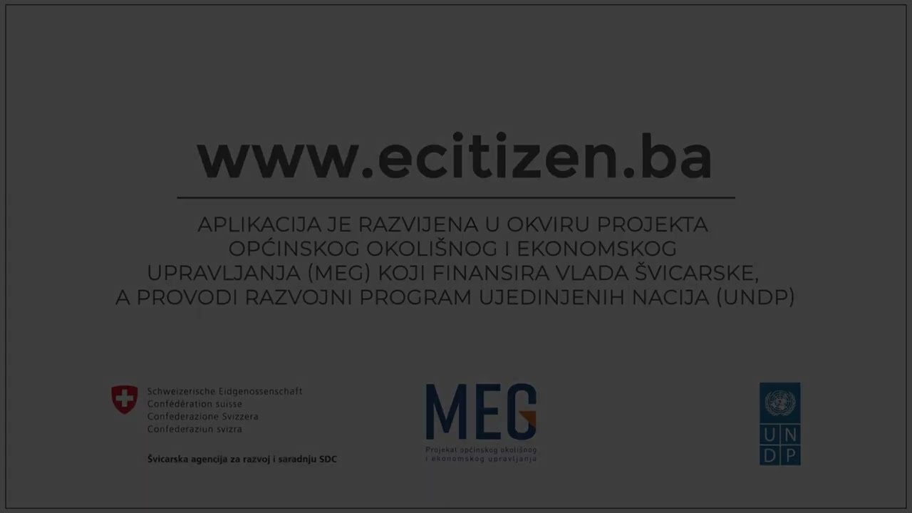 eCitizen - Vodič za upotrebu