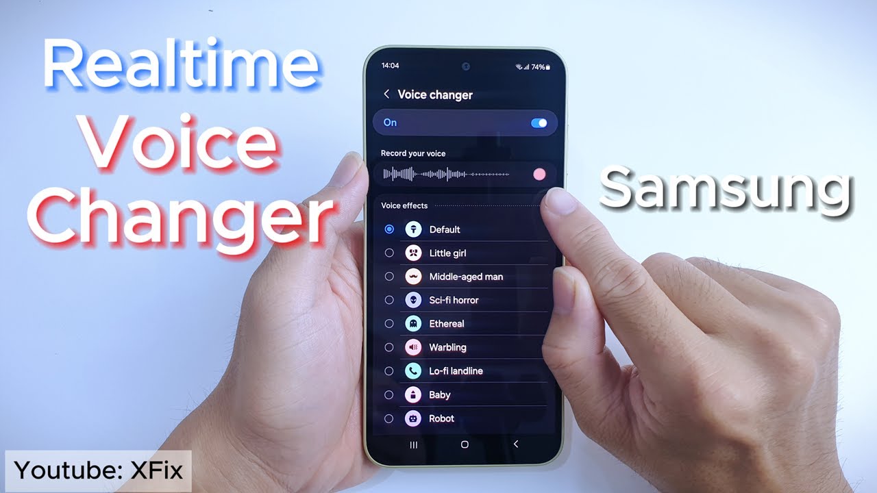 Realtime voice changer Feature in Samsung