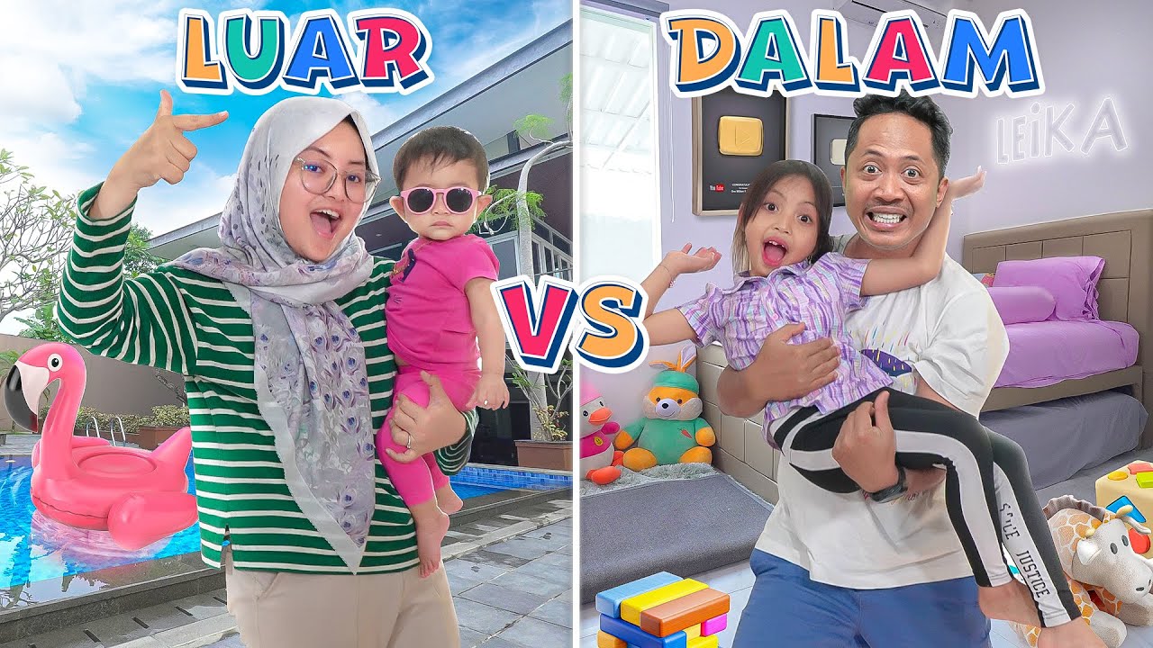 LEIKA VS LEXIE CHALLANGE MAIN DI LUAR DAN DI DALAM RUMAH