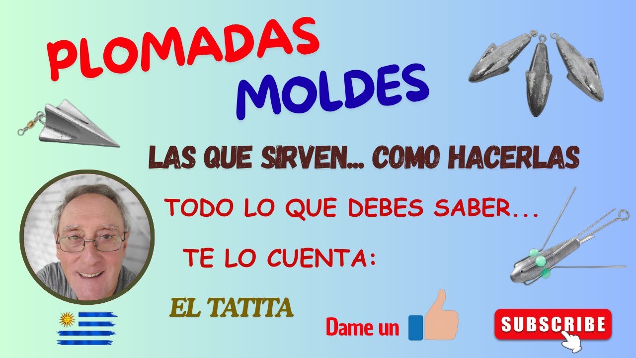 PLOMADAS  - MOLDES de PESCA