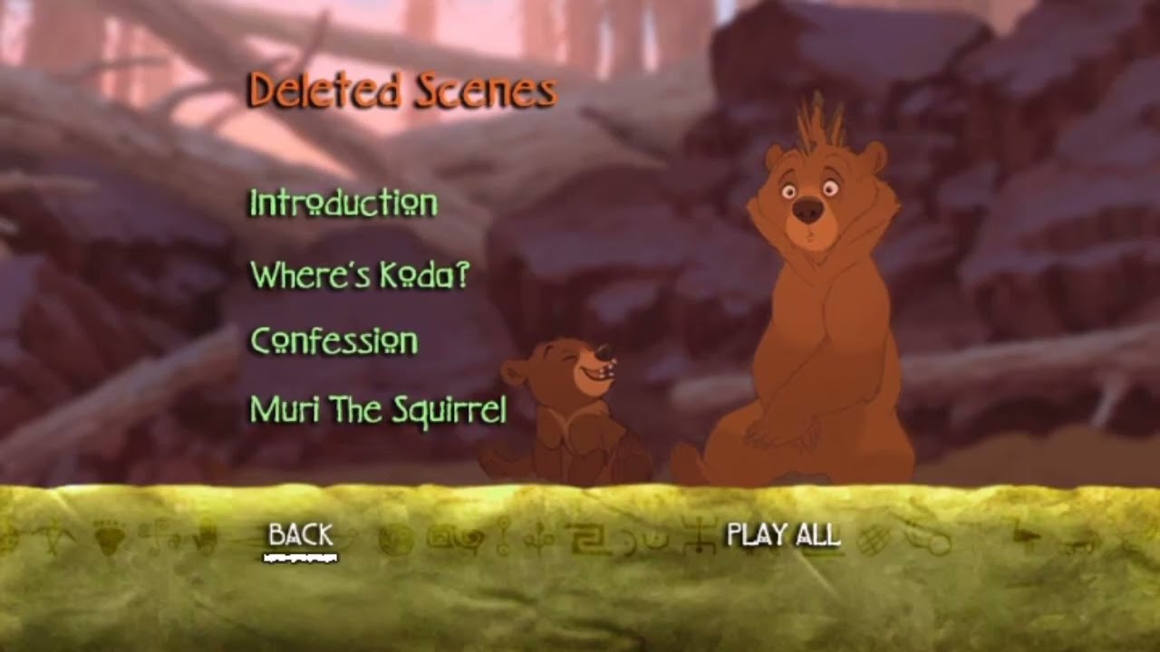 (Gameplay - 2612) Brother Bear (Disc 2) (DVD Menu - 444)