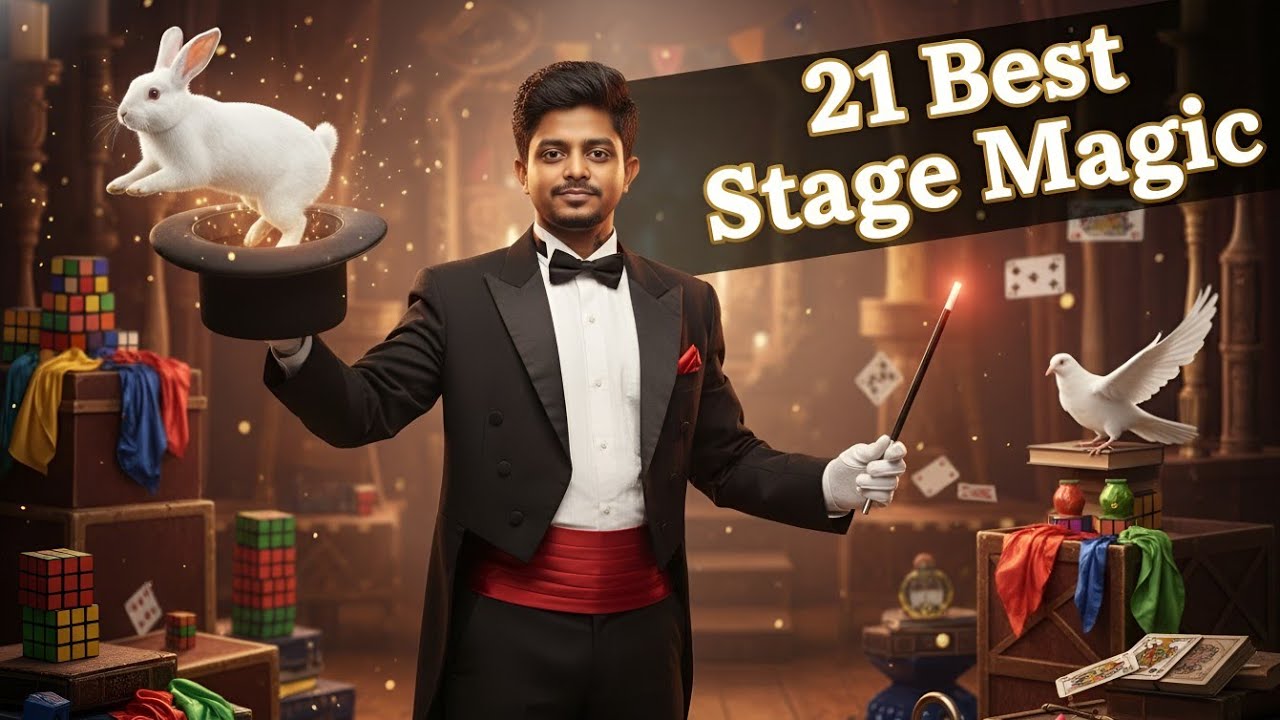 21 Powerful Stage Magic Tricks | Magic Shop Items se Jadu Sikhe | Beginner to Pro | Tutorial Guruji