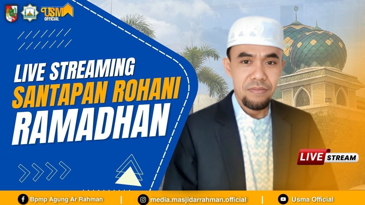 🔴 Live Santapan Rohani Ramadhan | Ustadz H. Marhalim, S.Ag