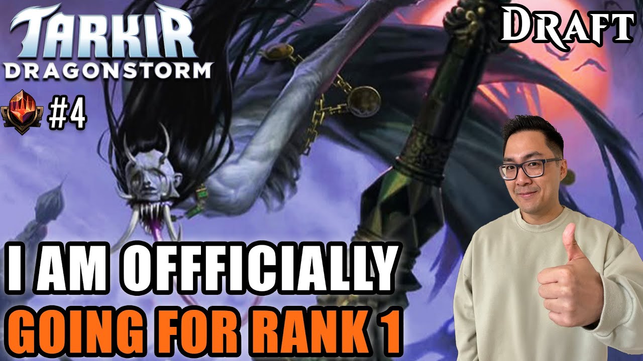 Going For Rank 1 With A New Strategy! | Tarkir: Dragonstorm Draft | Mythic Rank 4 | MTG Arena