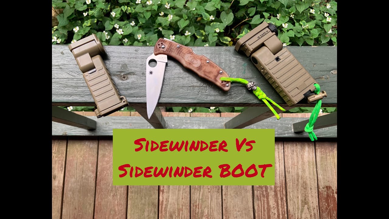 Сравнение Streamlight Sidewinder и Sidewinder BOOT
