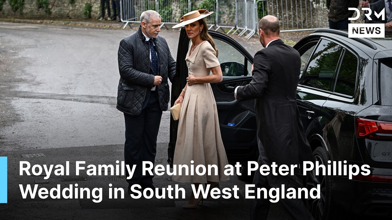 HISTORIC EVENT: King Charles, Prince William & Royals Attend Peter Phillips Wedding in Kemble | AQ14