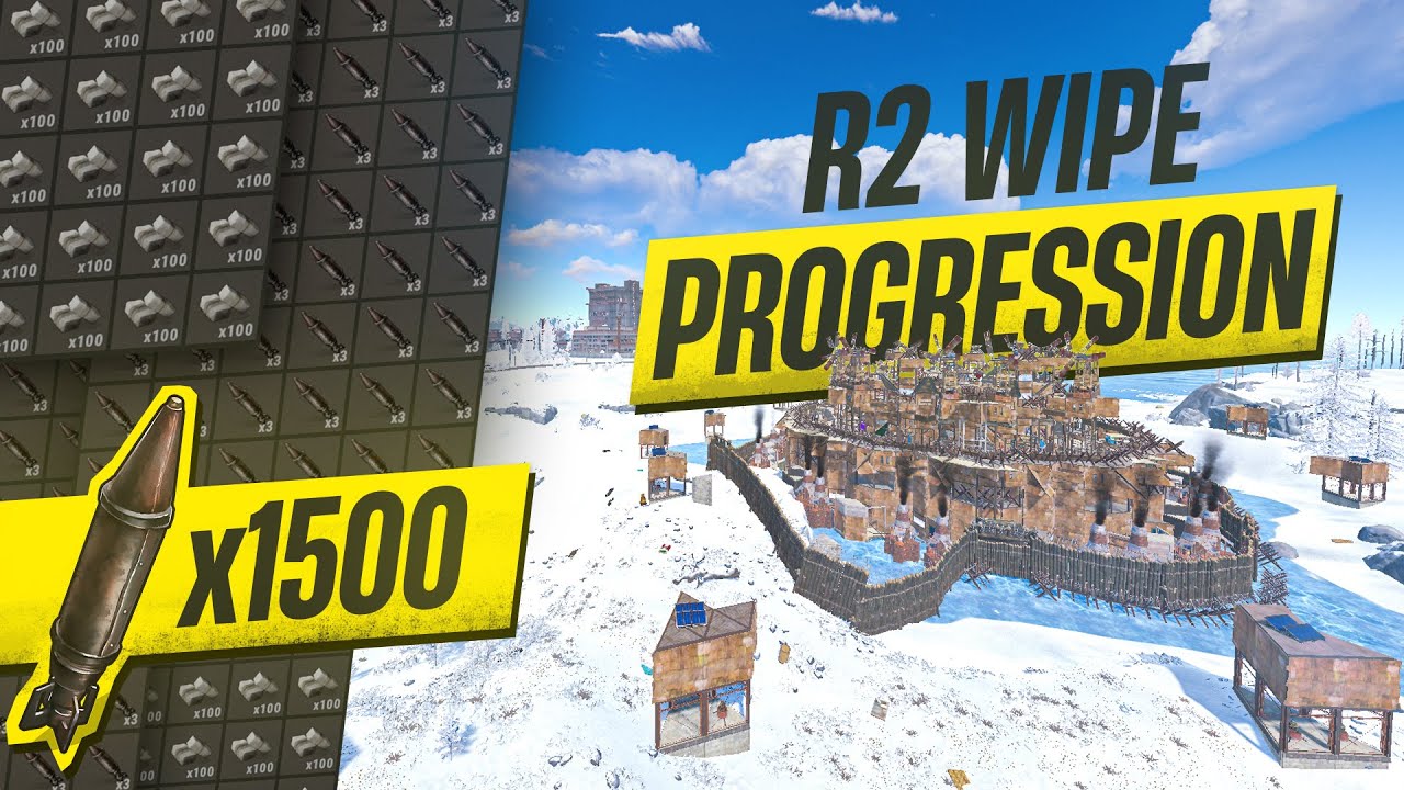 Rust | How R2 Shoots 1500 ROCKETS in 4 DAYS on RUSTORIA EU Medium